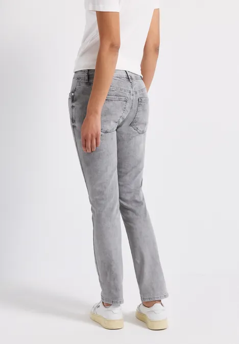 Jeans im Destroyed-Look Light Grey Destroy Wash