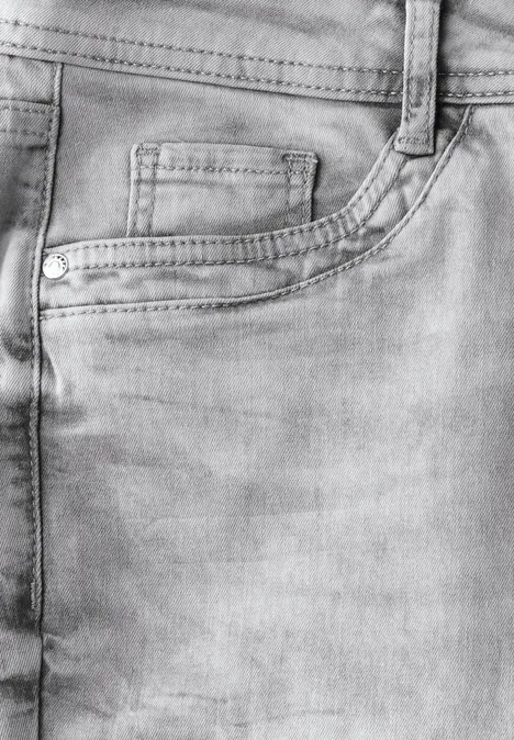 Jeans im Destroyed-Look Light Grey Destroy Wash
