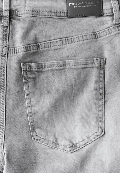 Jeans im Destroyed-Look Light Grey Destroy Wash