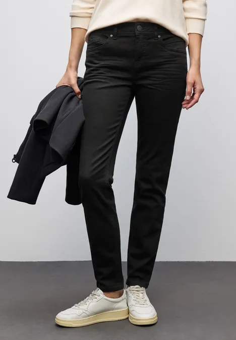 Casual Fit Jeans black clean washed