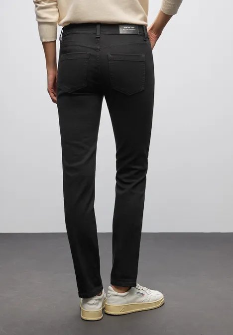 Casual Fit Jeans black clean washed