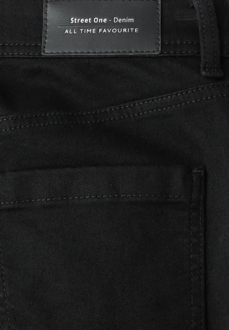 Casual Fit Jeans black clean washed