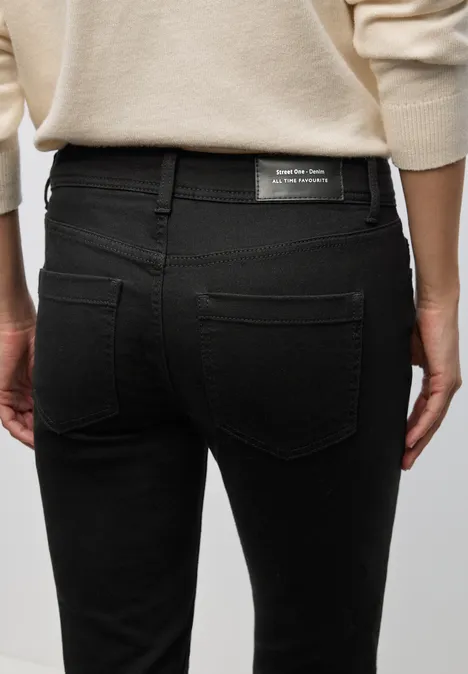 Casual Fit Jeans black clean washed