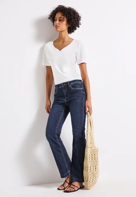 Bootcut Jeans dark indigo washed