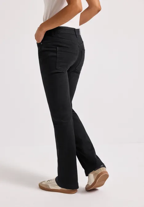Bootcut Jeans black clean washed