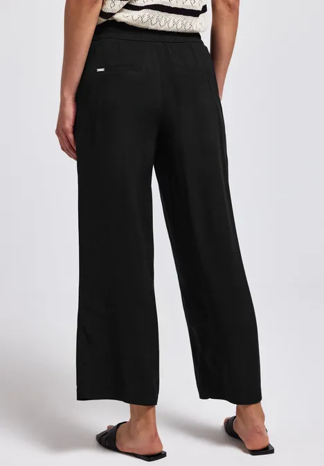 Wide Leg Hose Black