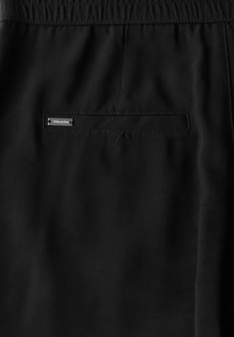 Wide Leg Hose Black