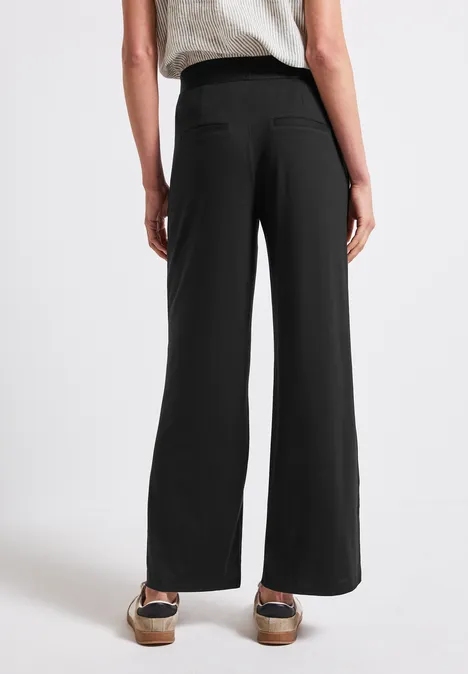 Jersey-Hose Black