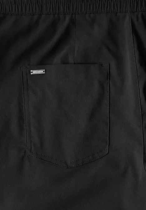 Loose Fit Hose mit Taschen Black