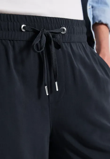 Wide Leg Hose deep blue