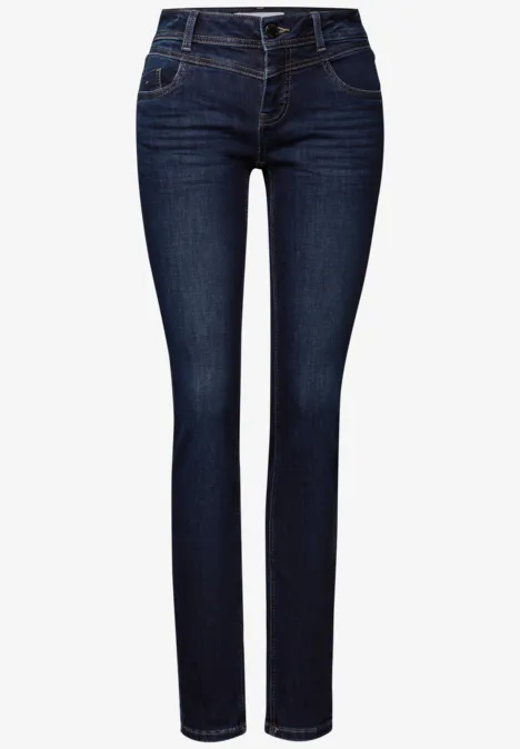 Jeans Low Waist deep indigo soft washed