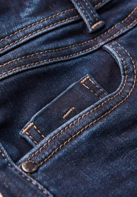 Low Waist Jeans deep indigo soft washed