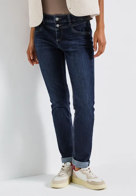 Casual Fit Jeans deep indigo soft washed
