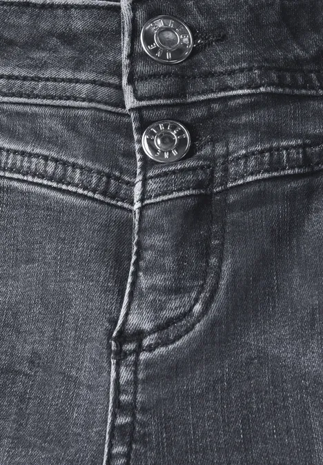 Slim Fit Jeans dark steel grey washed