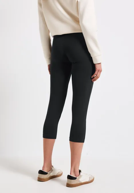 Basic 3/4 Leggings Black