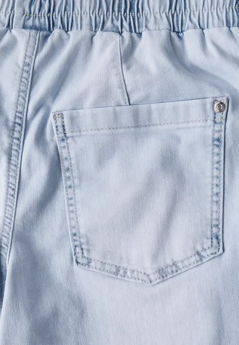 Jeans Culotte light blue soft bleached