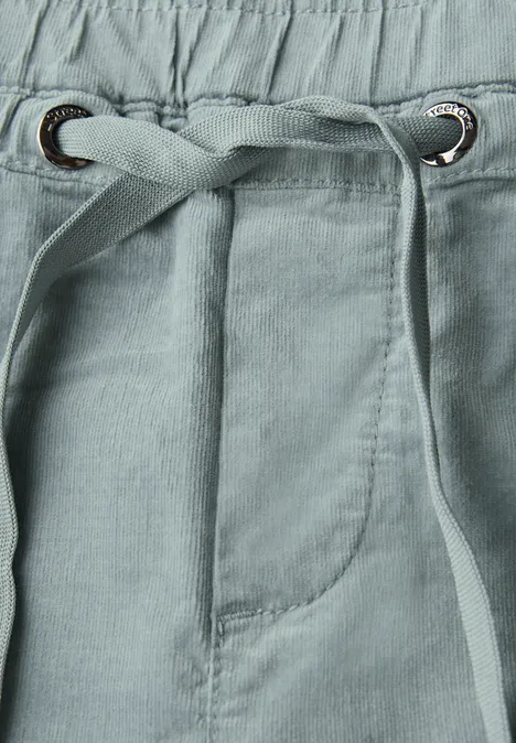 Washed Look Cordhose washed blue