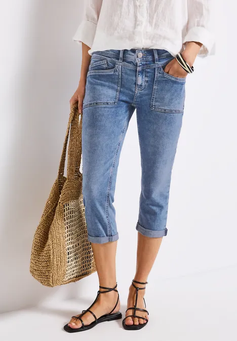 Jeans casual fit Light Blue Random washed