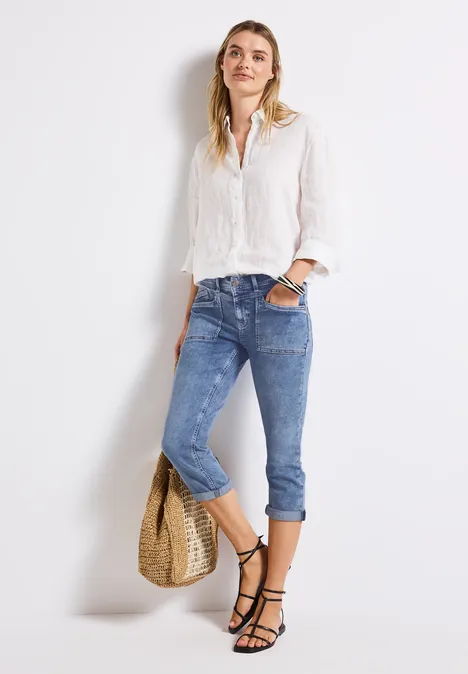 Jeans casual fit Light Blue Random washed