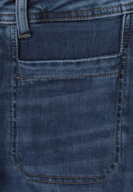 Wide Leg Jeans indigo washed