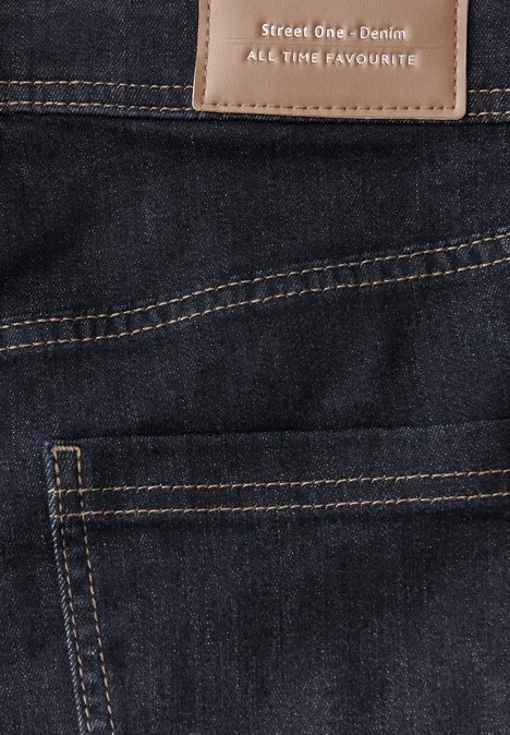 Rinsed Bootcut Jeans rinsed dark blue