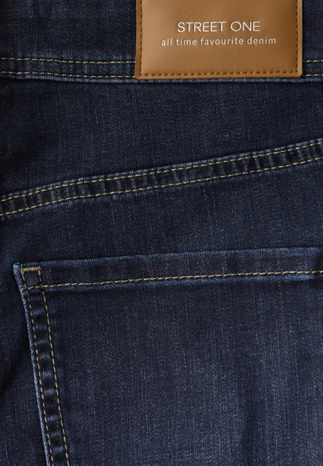 Straight Legs jeans deep indigo washed