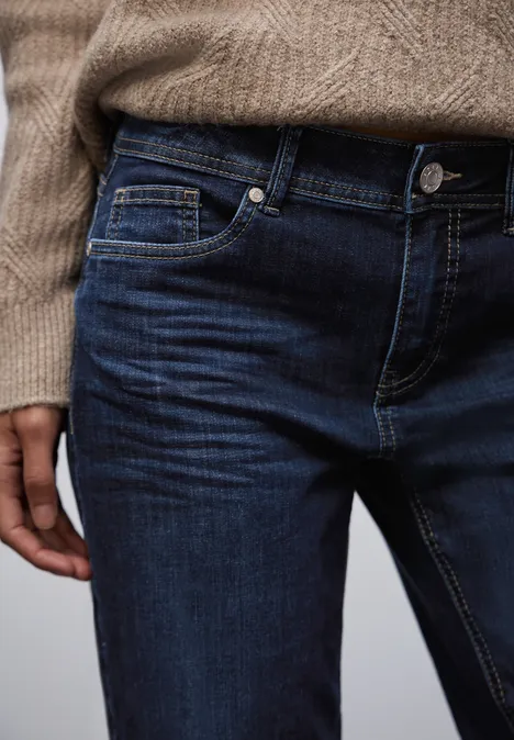 Straight Legs jeans deep indigo washed