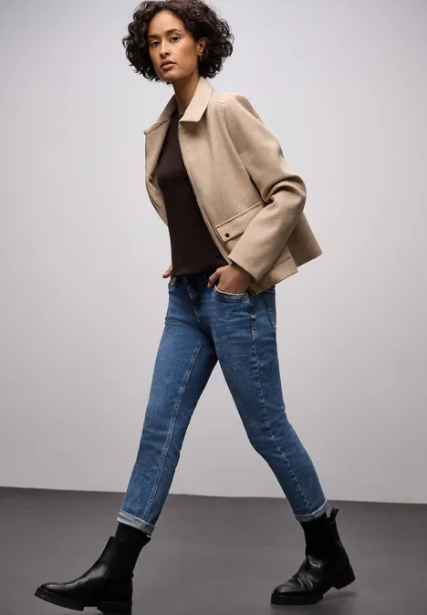 Jeans im Loose Fit light blue authentic washed