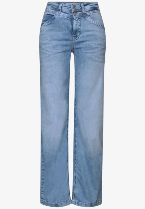 Wide Leg Jeans Light blue washed