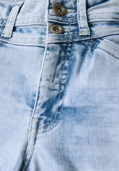 Bleached Wide Leg Jeans Super Bleach washed