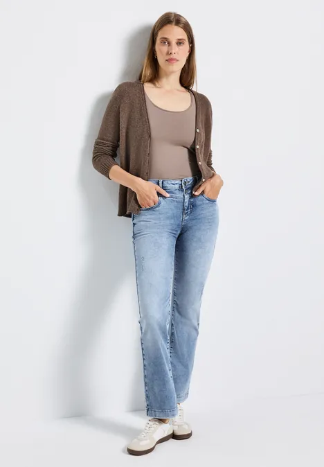 Jeans Bootcut light blue authentic washed