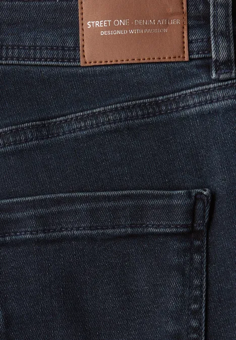 Slim Fit Jeans blue black washed