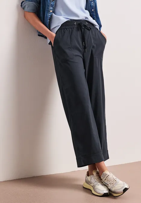 Casual Fit Hose mit Turn-Up deepwater blue Casual Fit Hose mit Turn-Up deepwater blue