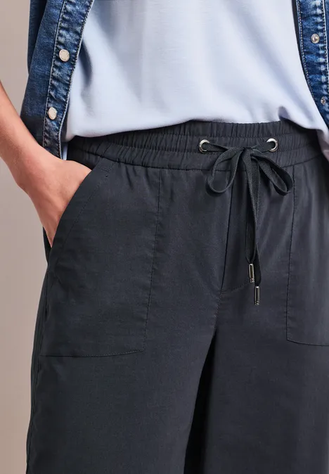 Casual Fit Hose mit Turn-Up deepwater blue Casual Fit Hose mit Turn-Up deepwater blue