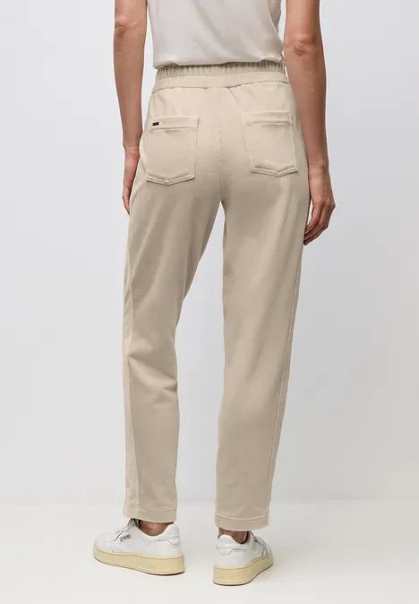 Loose Fit corduroy broek malted beige