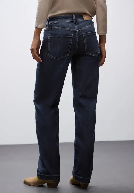 Straight Legs jeans deep indigo washed