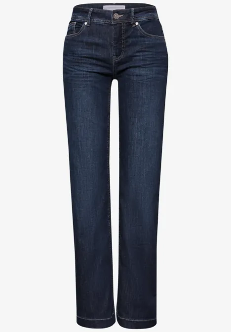 Straight Legs jeans deep indigo washed