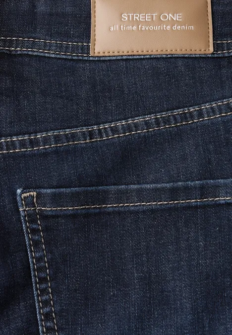 Straight Legs jeans deep indigo washed