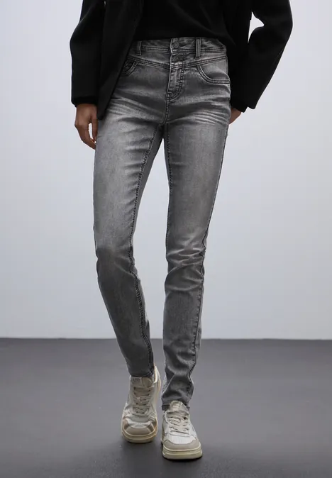 Slim Fit jeans mid grey washed