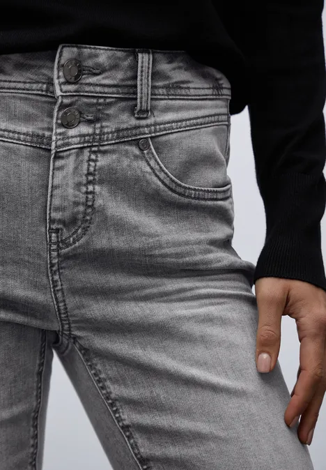 Slim Fit jeans mid grey washed