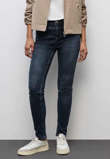 Slim Fit Jeans blue black washed