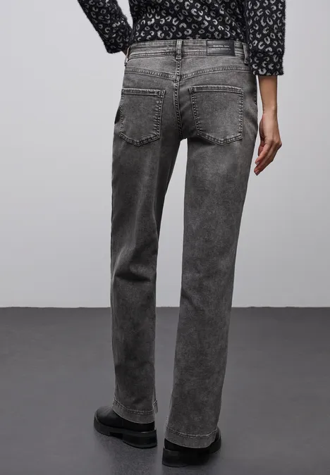 Wide Leg Jeans mid grey washed Wide Leg Jeans mid grey washed