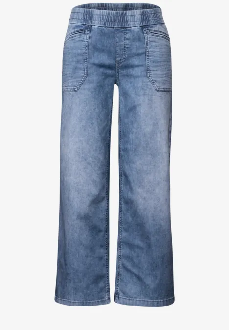 Culotte en jean Medium Blue Wash