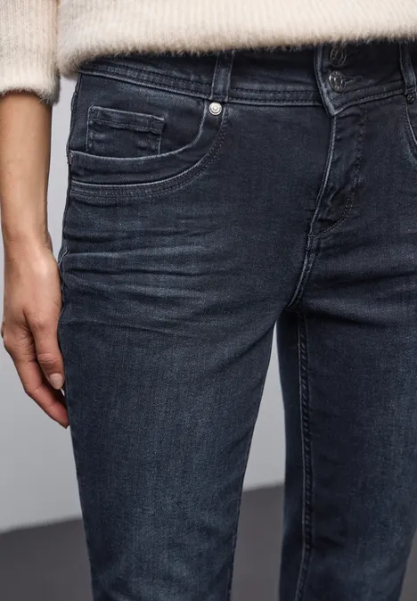 Casual Fit Jeans blue black washed Casual Fit Jeans blue black washed