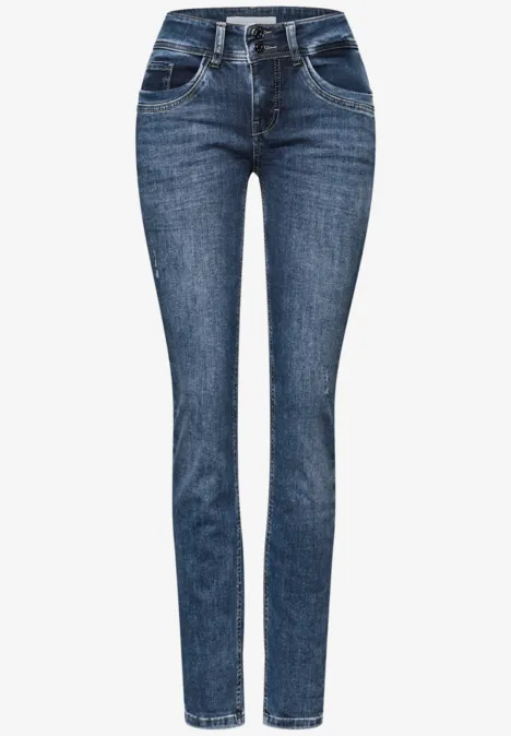 Casual Fit Jeans mid blue authentic washed