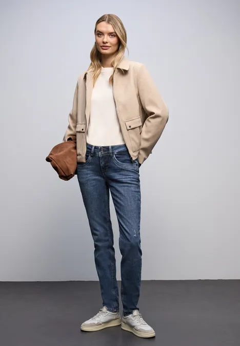 Casual Fit Jeans mid blue authentic washed Casual Fit Jeans mid blue authentic washed