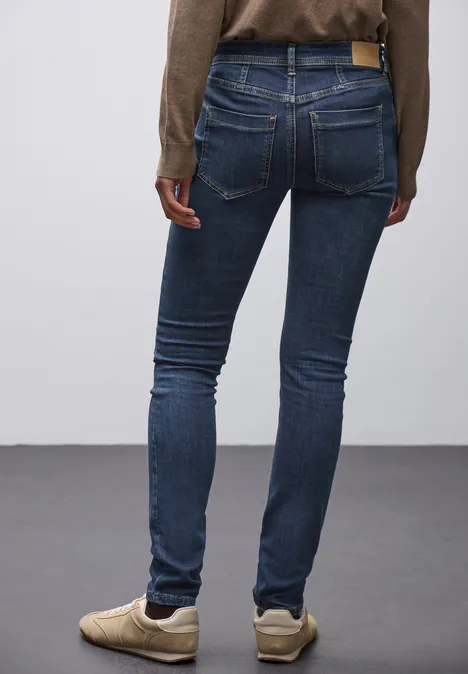 Slim Fit Jeans dark indigo soft washed