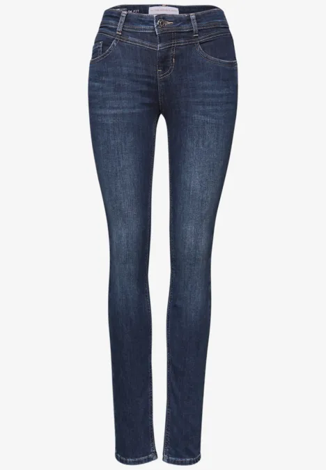 Slim Fit Jeans dark indigo soft washed