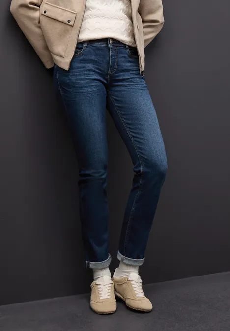 Casual Fit Jeans dark blue soft wash