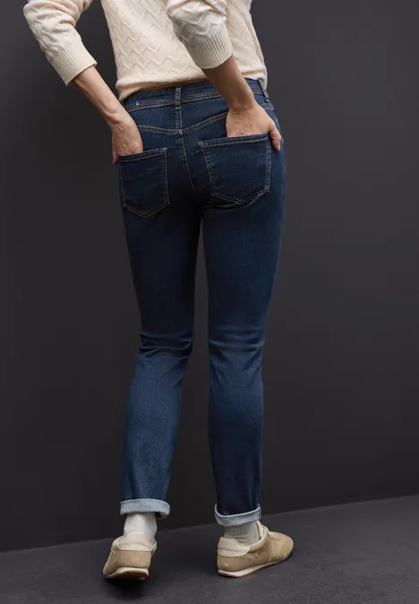 Casual Fit Jeans dark blue soft wash
